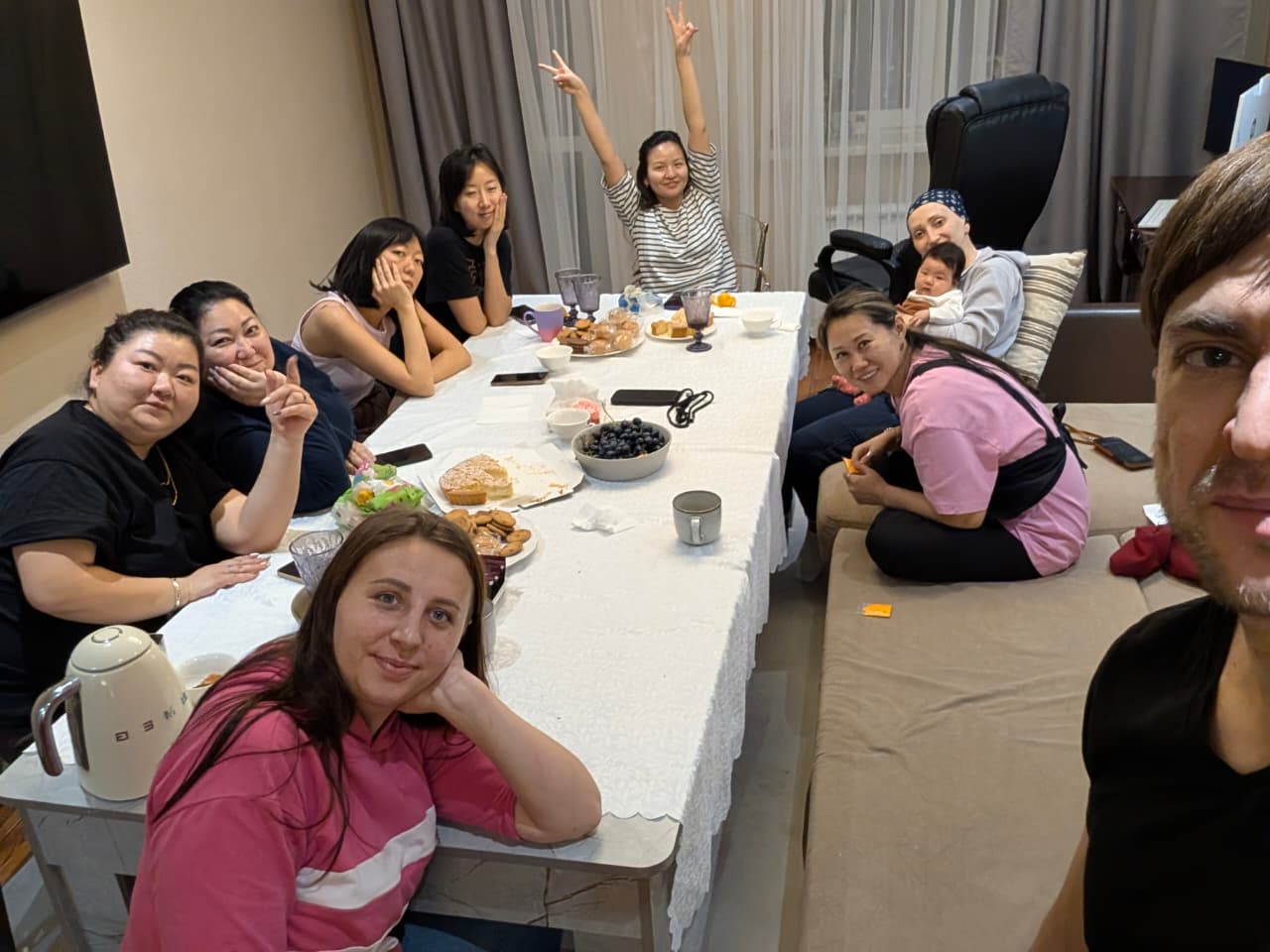 Молитва и общение по группам